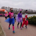 07.03.2021 Ostrowiec Świętokrzyski. Bieganie z okazji Dnia Kobiet na Gutwinie / Emilia Sitarska / Radio Kielce