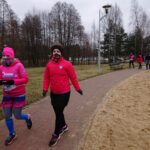 07.03.2021 Ostrowiec Świętokrzyski. Bieganie z okazji Dnia Kobiet na Gutwinie / Emilia Sitarska / Radio Kielce