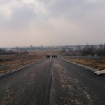 04.03.2021 Ostrowiec Świętokrzyski. Prace na ul. Denkowskiej / Emilia Sitarska / Radio Kielce