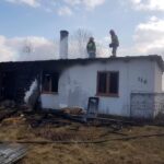 10.03.2021 Szwagrów. Pożar domu / OSP Tursko Wielkie