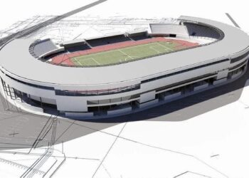 Podkarpackie Centrum Lekkiej Atletyki w Rzeszowie, źródło: Pracownia projektowa ZK Architekci Rzeszów