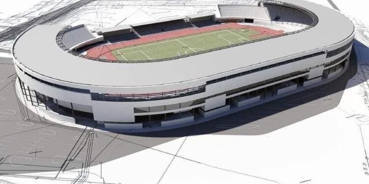 Podkarpackie Centrum Lekkiej Atletyki w Rzeszowie, źródło: Pracownia projektowa ZK Architekci Rzeszów