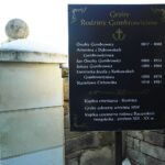 21.02.2021 Przybysławice. Miejsce pochówku dziadków, ojca i brata Witolda Gombrowicza / Emilia Sitarska / Radio Kielce