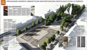 Rewitalizacja rynku w Końskich - koncepcja urbanistyczno-architektoniczna / Urząd Miasta i Gminy Końskie