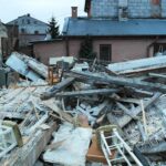 23.03.2021. Ćmielów. Wybuch gazu w domu jednorodzinnym / Emilia Sitarska / Radio Kielce