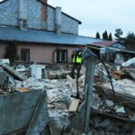 23.03.2021. Ćmielów. Wybuch gazu w domu jednorodzinnym / Emilia Sitarska / Radio Kielce