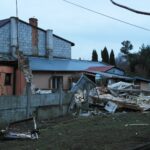 23.03.2021. Ćmielów. Wybuch gazu w domu jednorodzinnym / Emilia Sitarska / Radio Kielce