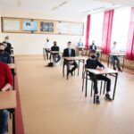 17.03.2021. Kielce. Szkoła Podstawowa nr 39. Próbny egzaminy ósmoklasisty / Wiktor Taszłow / Radio Kielce