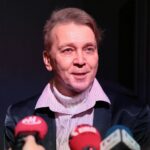 17.03.2021. Kielce. Teatr Kubuś. Próba do spektaklu "Kto z was chciałby rozweselić pechowego nosorożca?". Na zdjęciu: Piotr Bogusław Jędrzejczak - dyrektor Teatru Lalki i Aktora "Kubuś" w Kielcach / Wiktor Taszłow / Radio Kielce