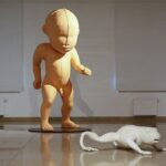 19.03.2021. Kielce. Rzeźby Sylwestra Ambroziaka w BWA / Wiktor Taszłow / Radio Kielce