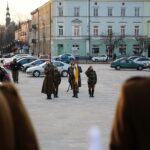 19.03.2021. Kielce. Plac Wolności. Pomnik Józefa Piłsudskiego. Uroczystości z okazji imienin Marszałka / Wiktor Taszłow / Radio Kielce