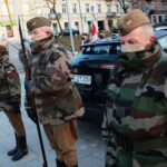 19.03.2021. Kielce. Plac Wolności. Pomnik Józefa Piłsudskiego. Uroczystości z okazji imienin Marszałka / Wiktor Taszłow / Radio Kielce