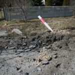 23.03.2021. Lasków. Wypadek na trasie Jędrzejów - Małogoszcz / Wiktor Taszłow / Radio Kielce