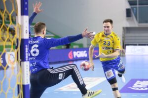 24.03.2021 Kielce. Mecz 20. kolejki PGNiG Superligi: Łomża Vive Kielce - Zagłębie Lubin / Wiktor Taszłow / Radio Kielce