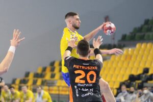 24.03.2021 Kielce. Mecz 20. kolejki PGNiG Superligi: Łomża Vive Kielce - Zagłębie Lubin / Wiktor Taszłow / Radio Kielce