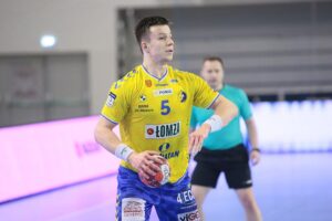 24.03.2021 Kielce. Mecz 20. kolejki PGNiG Superligi: Łomża Vive Kielce - Zagłębie Lubin / Wiktor Taszłow / Radio Kielce