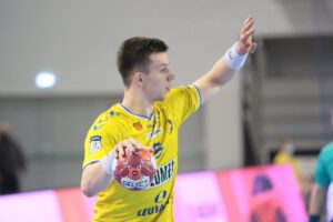 24.03.2021 Kielce. Mecz 20. kolejki PGNiG Superligi: Łomża Vive Kielce - Zagłębie Lubin / Wiktor Taszłow / Radio Kielce