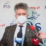 25.03.2021. Kielce. Konferencja Prawa i Sprawiedliwości. Na zdjęciu: Krzysztof Słoń - senator / Wiktor Taszłow / Radio Kielce