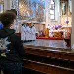 26.03.2021. Masłów. Modlitewne spotkanie upamiętniające Ojca świętego Jana Pawła II / Wiktor Taszłow / Radio Kielce