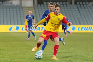 26.03.2021. Kielce. Mecz Korona Kielce - Miedź Legnica / Wiktor Taszłow / Radio Kielce