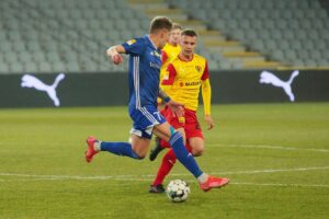 26.03.2021. Kielce. Mecz Korona Kielce - Miedź Legnica / Wiktor Taszłow / Radio Kielce