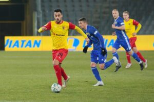 26.03.2021. Kielce. Mecz Korona Kielce - Miedź Legnica / Wiktor Taszłow / Radio Kielce