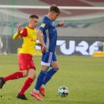 26.03.2021. Kielce. Mecz Korona Kielce - Miedź Legnica / Wiktor Taszłow / Radio Kielce