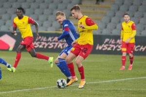 26.03.2021. Kielce. Mecz Korona Kielce - Miedź Legnica / Wiktor Taszłow / Radio Kielce