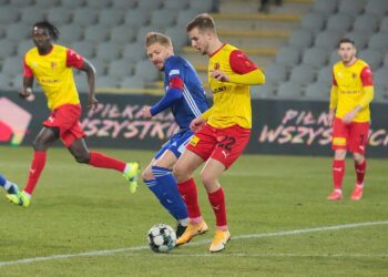 26.03.2021. Kielce. Mecz Korona Kielce - Miedź Legnica / Wiktor Taszłow / Radio Kielce