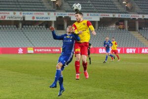 26.03.2021. Kielce. Mecz Korona Kielce - Miedź Legnica / Wiktor Taszłow / Radio Kielce