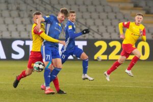 26.03.2021. Kielce. Mecz Korona Kielce - Miedź Legnica / Wiktor Taszłow / Radio Kielce