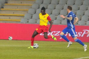 26.03.2021. Kielce. Mecz Korona Kielce - Miedź Legnica / Wiktor Taszłow / Radio Kielce