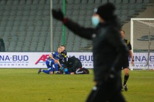 26.03.2021. Kielce. Mecz Korona Kielce - Miedź Legnica / Wiktor Taszłow / Radio Kielce