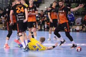 24.03.2021 Kielce. Mecz 20. kolejki PGNiG Superligi: Łomża Vive Kielce - Zagłębie Lubin / Wiktor Taszłow / Radio Kielce