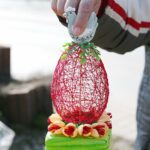 27.03.2021. Kielce. Dekoracje świąteczne na bazarze / Wiktor Taszłow / Radio Kielce