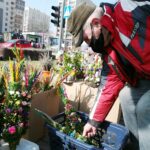 27.03.2021. Kielce. Dekoracje świąteczne na bazarze / Wiktor Taszłow / Radio Kielce