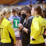 27.03.2021. Kielce. 14. kolejka I ligi piłkarek ręcznych Suzuki Korona Handball - MKS Karczew / Wiktor Taszłow / Radio Kielce
