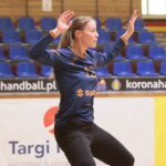 27.03.2021. Kielce. 14. kolejka I ligi piłkarek ręcznych Suzuki Korona Handball - MKS Karczew / Wiktor Taszłow / Radio Kielce