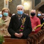 28.03.2021. Kielce. Niedziela Palmowa. Msza św. w bazylice katedralnej / Wiktor Taszłow / Radio Kielce