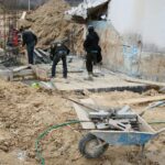 29.03.2021. Nowa Słupia. Budowa Parku Dziedzictwa Gór Świętokrzyskich / Wiktor Taszłow / Radio Kielce