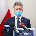 31.03.2021. Kielce. Fundusz Inicjatyw Lokalnych. Konferencja prasowa. Na zdjęciu: Krzysztof Słoń - senator / Wiktor Taszłow / Radio Kielce