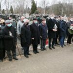 01.03.2021. Kielce. Cmentarz na Piaskach. Obchody Narodowego Dnia Pamięci Żołnierzy Wyklętych / Wiktor Taszłow / Radio Kielce