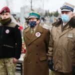 01.03.2021. Kielce. Cmentarz na Piaskach. Obchody Narodowego Dnia Pamięci Żołnierzy Wyklętych / Wiktor Taszłow / Radio Kielce