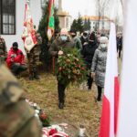 01.03.2021. Kielce. Cmentarz na Piaskach. Obchody Narodowego Dnia Pamięci Żołnierzy Wyklętych / Wiktor Taszłow / Radio Kielce