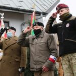 01.03.2021. Kielce. Cmentarz na Piaskach. Obchody Narodowego Dnia Pamięci Żołnierzy Wyklętych / Wiktor Taszłow / Radio Kielce