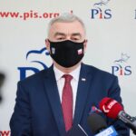 02.03.2021. Kielce. Konferencja prasowa. Na zdjęciu: Andrzej Bętkowski - marszałek województwa świętokrzyskiego / Wiktor Taszłow / Radio Kielce