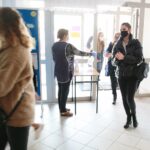 04.03.2021. Kielce. IV Liceum Ogólnokształcące w Kielcach. Próbna matura z matematyki / Wiktor Taszłow / Radio Kielce