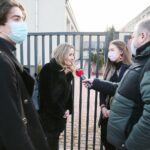 04.03.2021. Kielce. IV Liceum Ogólnokształcące w Kielcach. Próbna matura z matematyki / Wiktor Taszłow / Radio Kielce