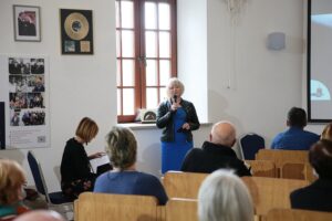 04.03.2021. Chmielnik. Ośrodek Edukacyjno-Muzealny „Świętokrzyski Sztetl”. Europejski Dzień Pamięci o Sprawiedliwych / Wiktor Taszłow / Radio Kielce