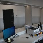 04.03.2021. Chmielnik. Nowa siedziba filii Wydziału Komunikacji i Transportu Starostwa Powiatowego w Kielcach oraz Lokalnego Punktu Informacyjno - Konsultacyjnego Powiatowego Urzędu Pracy w Kielcach / Wiktor Taszłow / Radio Kielce